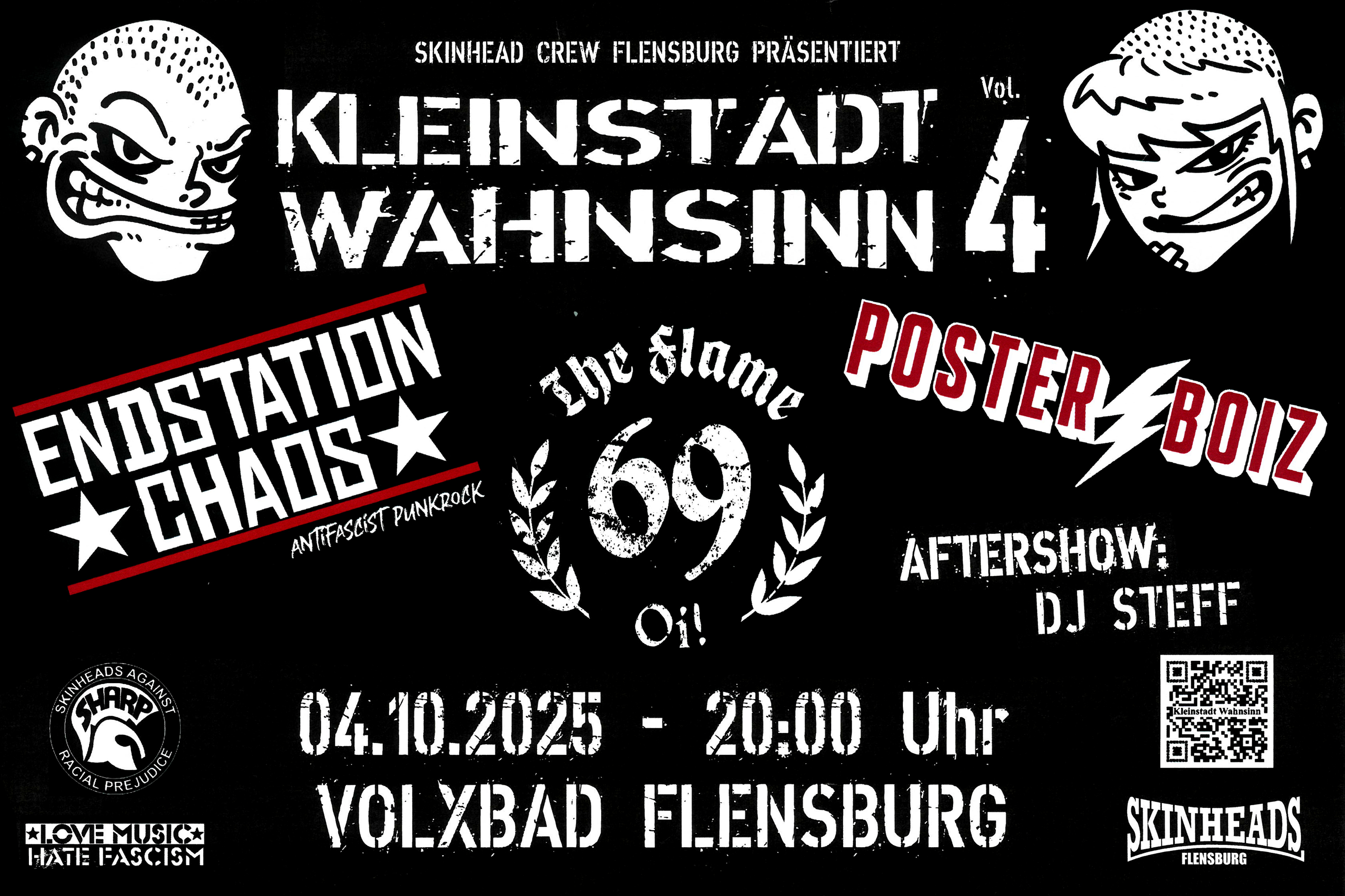 Kleinstadtwahnsinn 4: Endstation Chaos & The Flame 69 & Posterboiz & DJ Steff